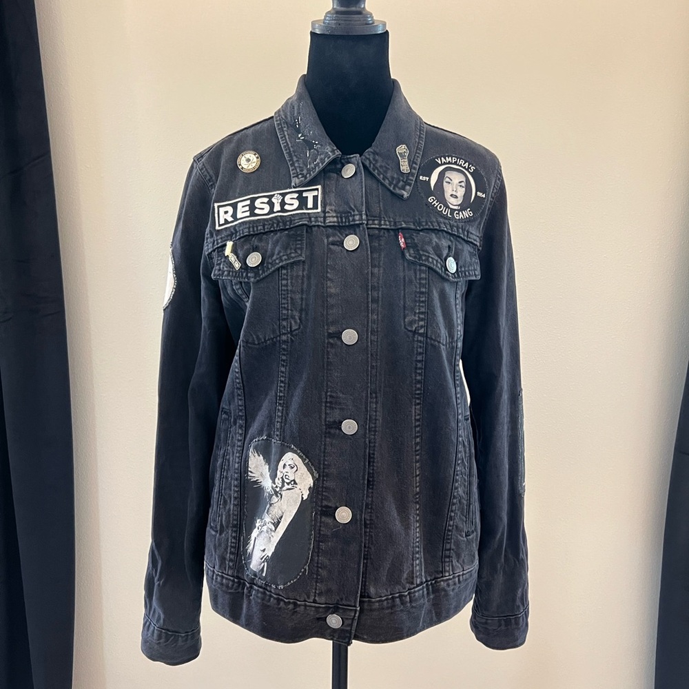 Levi’s Custom Patch Jean Jacket - image 1